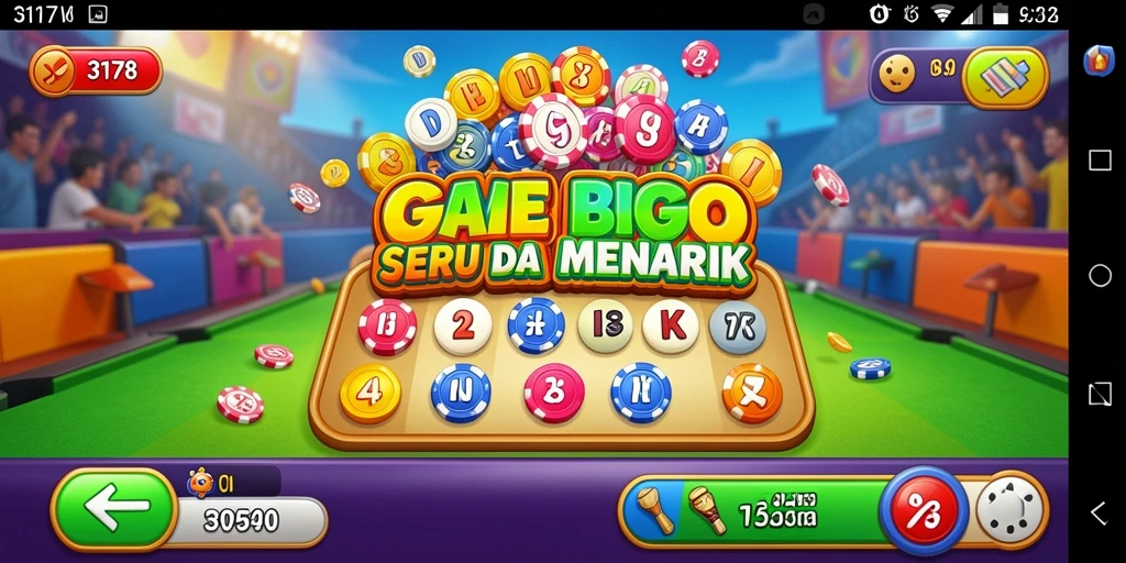 Screenshot game Bingo 3178 menampilkan gameplay yang seru dan interaktif.