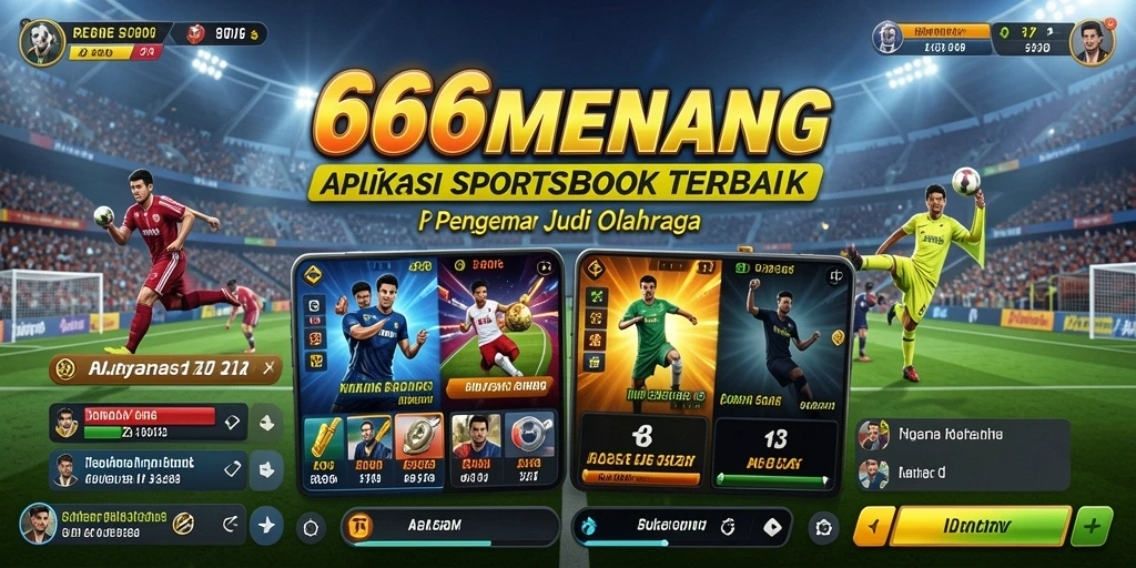 Tampilan antarmuka aplikasi 666MENANG menampilkan pilihan taruhan yang komprehensif.