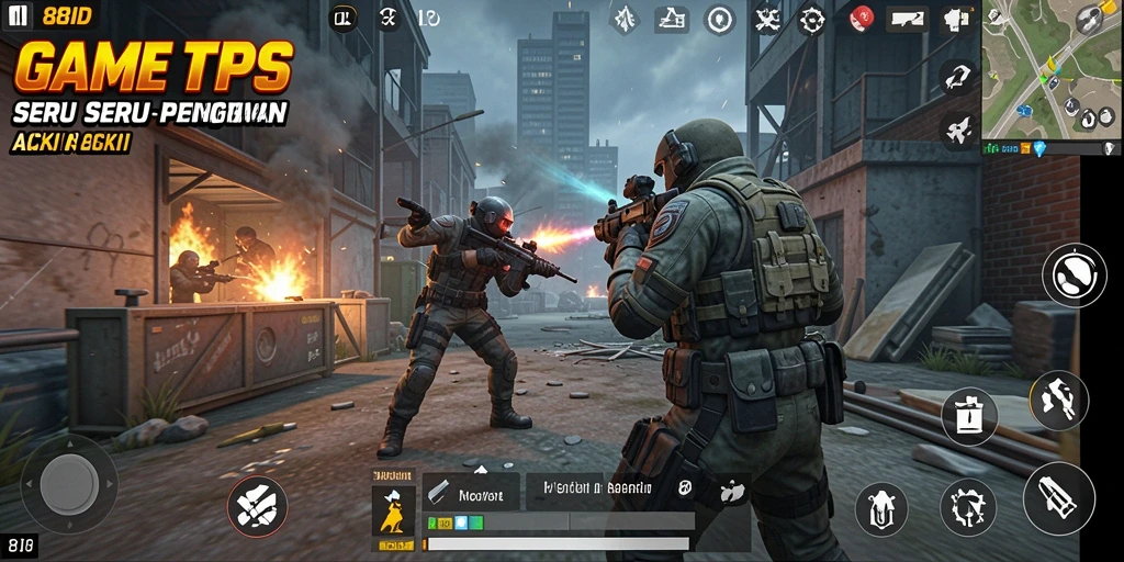 Screenshot gameplay 88ID yang menampilkan aksi seru dan karakter unik.