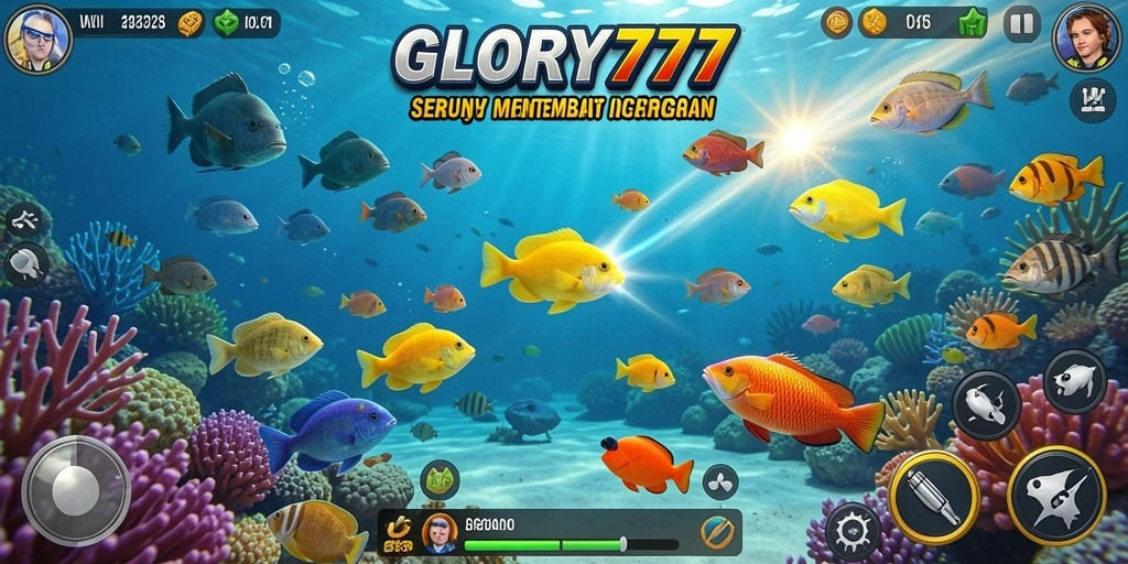 Gameplay seru Tembak Ikan yang penuh warna dan tantangan.
