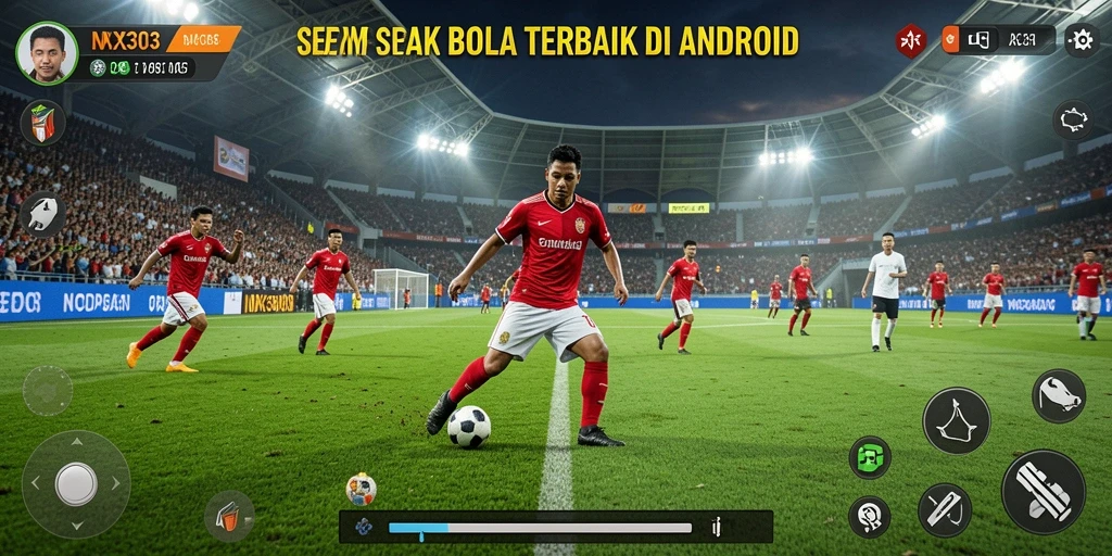 Tampilan gameplay <strong>NX303</strong> yang menyenangkan dan realistis dalam sepak bola.