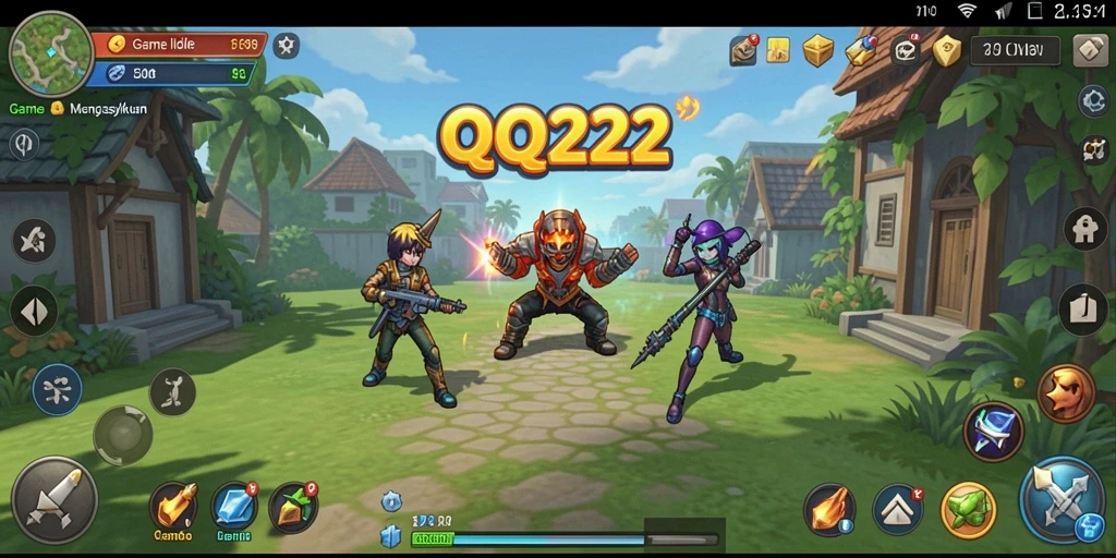 Tampilan gameplay klasik dan menarik dari QQ222 yang membuat ketagihan.