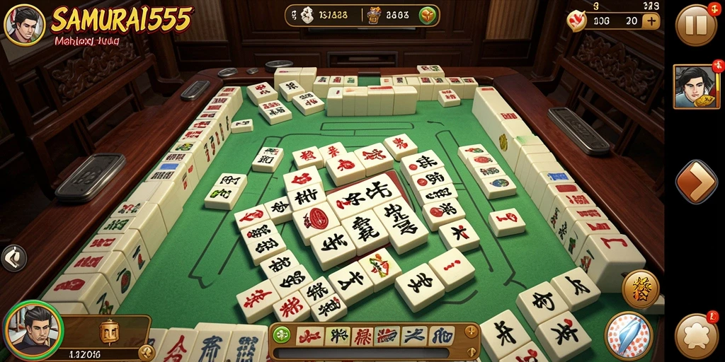 Tampilan gameplay seru dan menantang di SAMURAI555.
