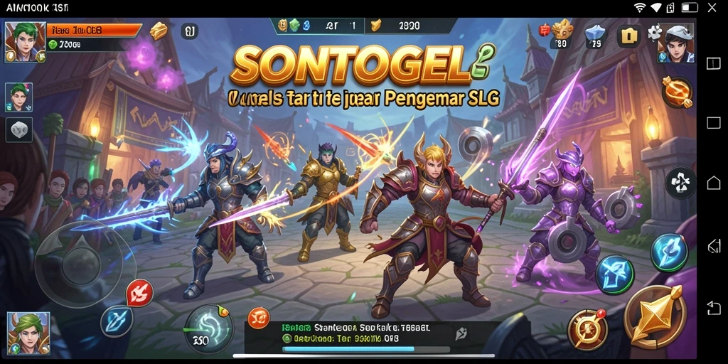 Tampilan gameplay menarik dari SONTOGEL saat bertempur.