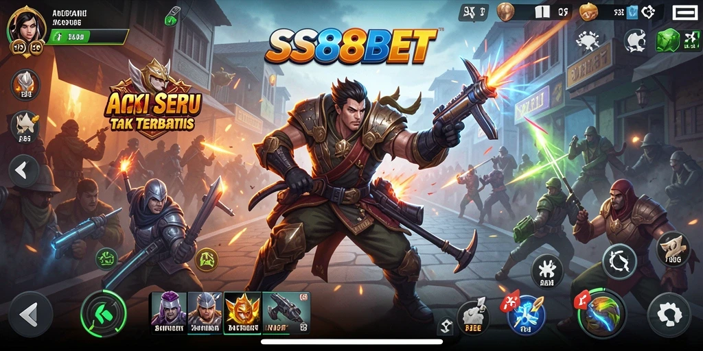Screenshot gameplay SS88BET yang menampilkan aksi mendebarkan.