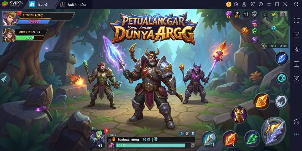 Tampilan menarik dari gameplay SVIP3 dengan aksi seru.